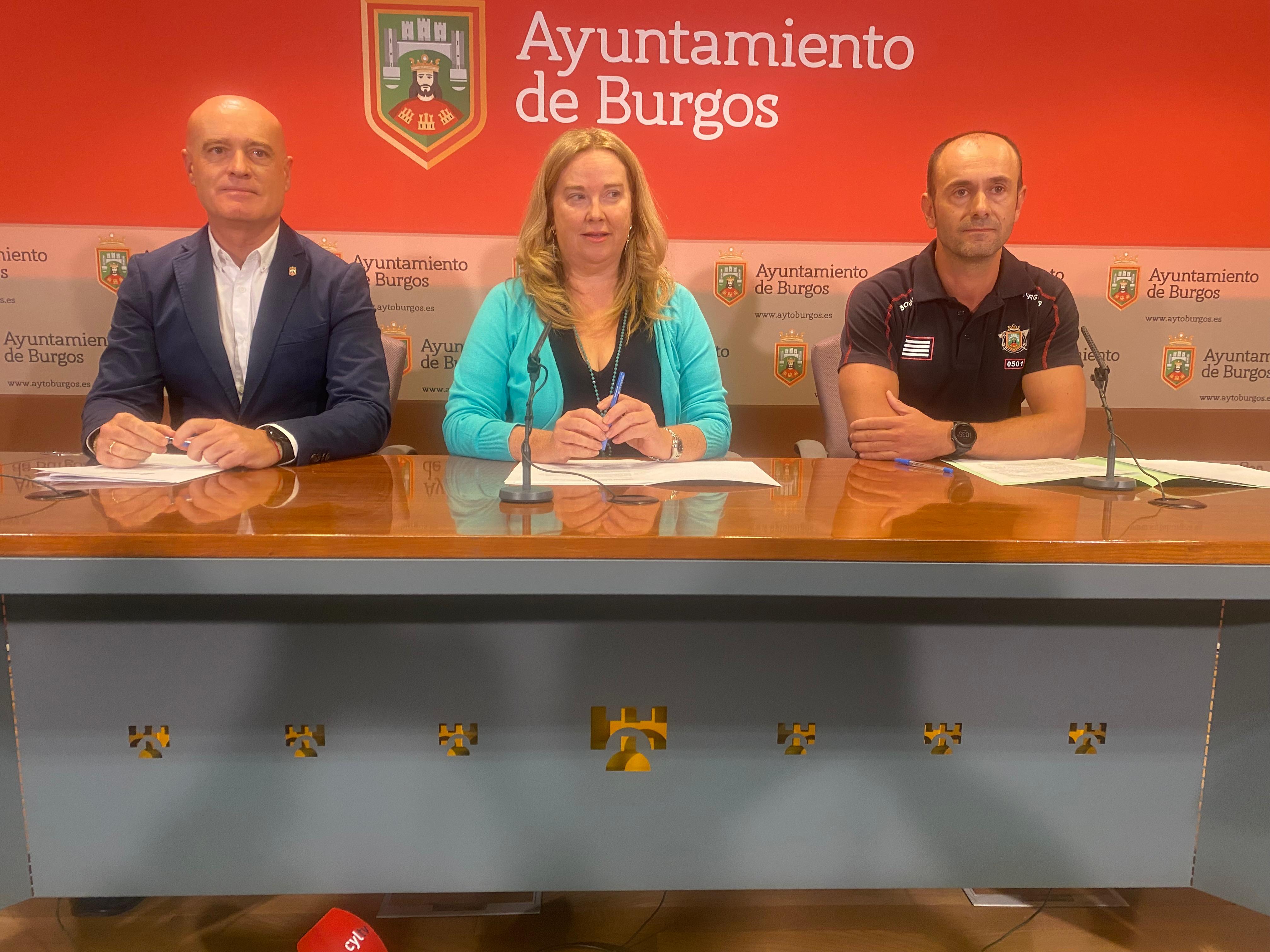 Cristina Ayala, Ángel Manzanedo y Miguel Ángel Extremo